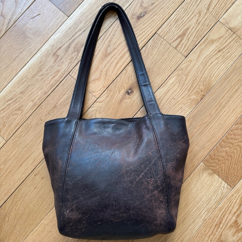 Vintage Coach Lexington Bucket 4181 Mahogany Brown Leather Tote Project Bag - Picture 4 of 7